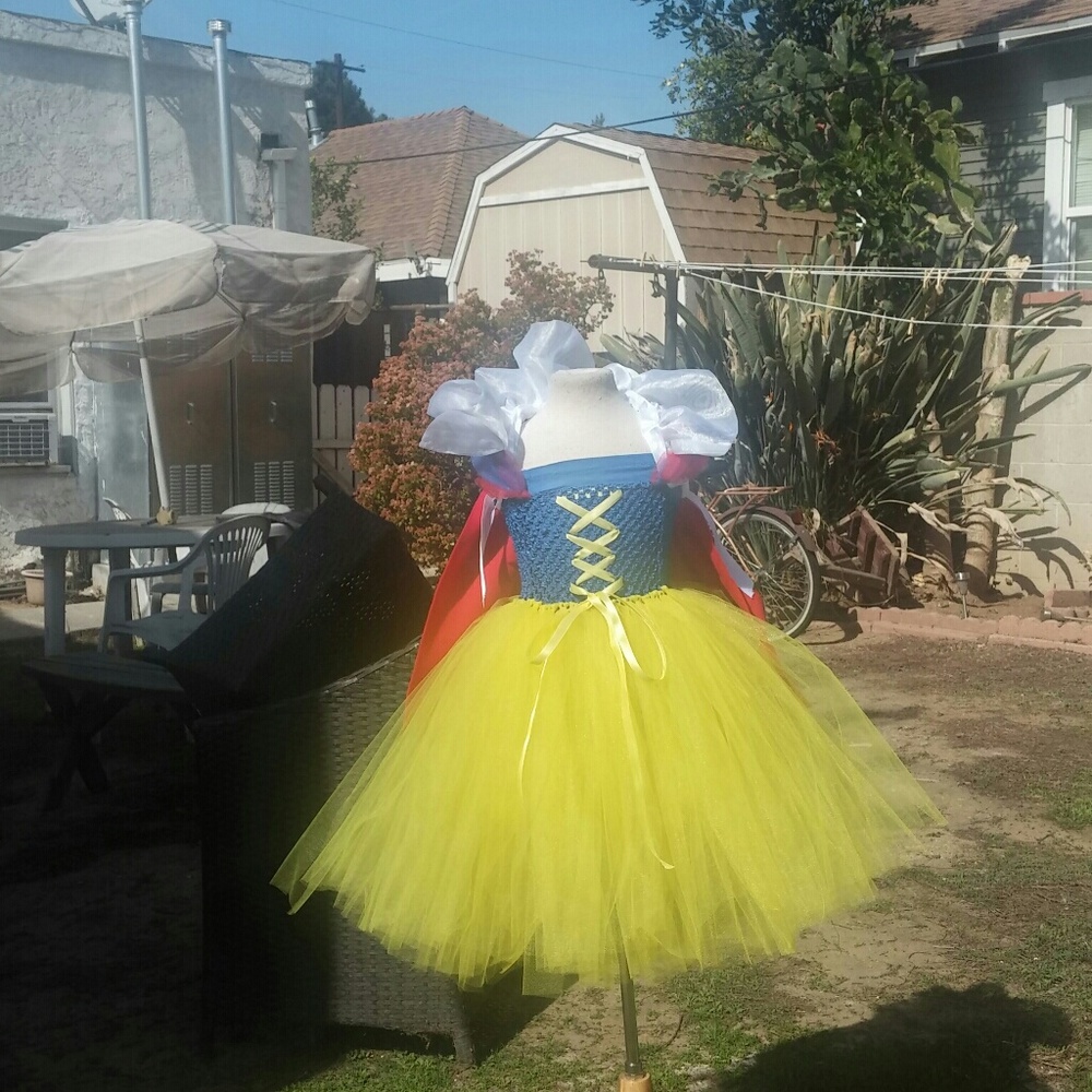 Snow white tutu dress